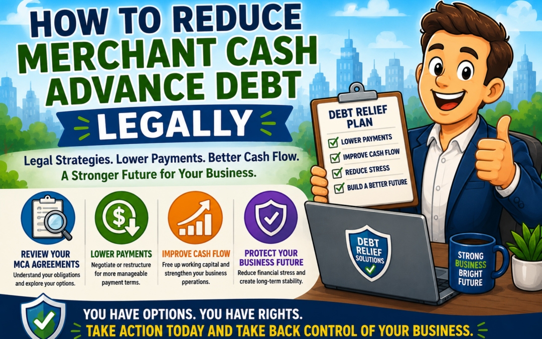 How to Reduce Merchant Cash Advance Debt Legally