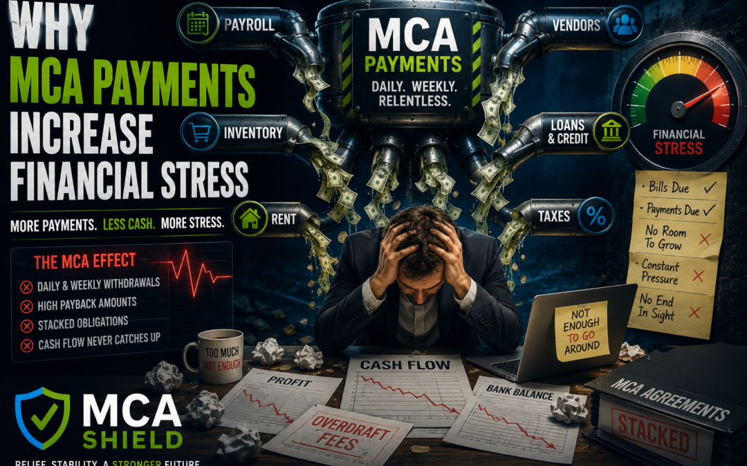 Why MCA Payments Increase Financial Stress