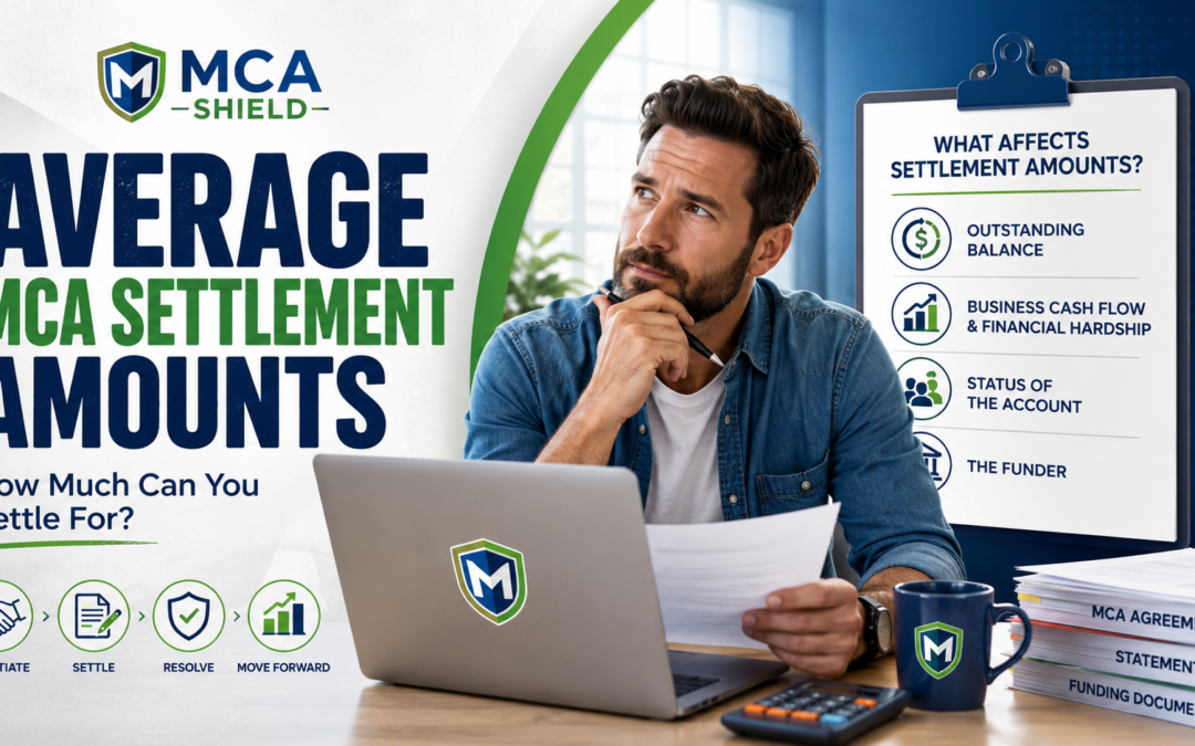 Average MCA settlement amounts and factors that affect how much MCA debt may be settled for